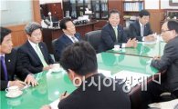 전남 동부권 의회 의장단, 광양만권경제자유구역청 방문 