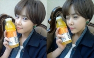 황정음 윙크 셀카, "이보다 상큼할 수 없다"