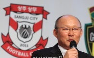 [포토] 각오 밝히는 상주 상무 박항서 감독