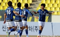[포토] 선제골 한교원 '파닥파닥'
