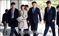 [포토]서울중앙지검 찾은 이석기-김재연 의원