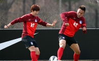 [포토] 손흥민-김신욱 '최강희호 주전 공격수는?'