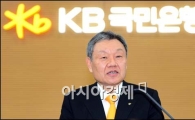[포토]인사말하는 어윤대 KB금융지주 회장