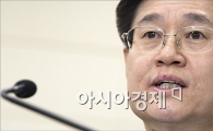 [포토]모두 발언하는 김덕중 후보자