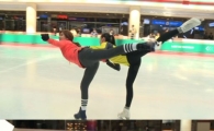 손담비, 피겨스케이팅 실력 과시 '초급동작 완벽'