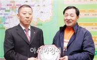 함평외식업지부, 안병호 함평군수에 감사패 전달