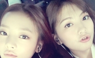 구하라-강지영 다정 인증샷, 쌍둥이 자매 포스 자랑