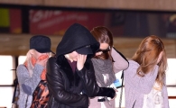 [포토]민낯에 고개숙인 소녀시대