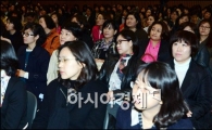 [포토]박원순 시장 인사말 듣는 관계자들