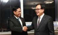 [동정] 정창영 사장, 미얀마 철도부장관과 환담
