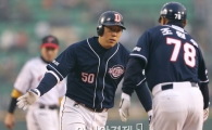 [포토] 김현수 '넘겼어'