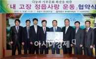 정읍시, 내고장 사랑운동 협약식