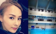 채연 1초 후 "굴욕적인 다이빙 포즈 보니"