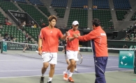 男 테니스대표팀, 데이비스컵 한·일전 석패···설욕 무산
