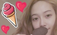 제시카 아이스크림 사진 "우월한 민낯"