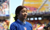 [포토] 피겨여왕 김연아 슈퍼매치 시축