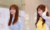 [포토]'소녀시대' 수영-서현, 봄 맞이 패션~ '화사하네'