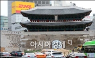 [포토]울타리 철거된 숭례문