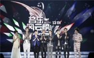 EXO-M, 中 음악 시상식서 ‘최고 인기 그룹상’ 수상