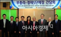 [포토]현오석 부총리 경제5단체장들과 간담회