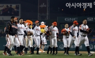 [포토] 연패 탈출 한화 이글스