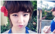 전효성 사이판 셀카, 머리에 꽃 달고 베이글녀의 매력