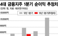 4대 금융지주 순익 쇼크