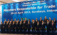 [포토]APEC 통상장관회의 참석한 윤상직 장관