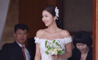 [포토]박솔미, 웨딩드레스 입고 '조심조심'