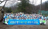 [포토]외환銀, '일社 일山 가꾸기 운동'