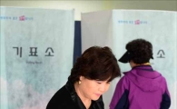 [포토]투표하는 노원구 시민들