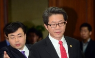 [포토]굳게 입 다문 류길재 통일부 장관 
