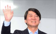 [포토]손 흔드는 안철수 후보