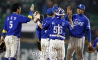 [포토] 삼성 3:2 승리