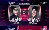 '보코2' 윤성기 勝, '꿀성대'의 힘…윤성호 탈락