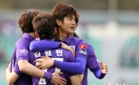 [포토] 김원민 선제골에 기뻐하는 FC안양