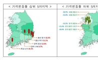 [공동주택공시]집값 많이 오른 '베스트5'는 어디?