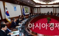 [포토]첫 영상 국무회의, 정홍원 총리 모두발언 중