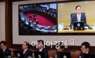 [포토]영상보는 국무위원들