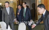 [포토]경제5단체장 만나는 윤상직 장관