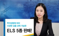 우리투자證, 최대 연 11.2% ELS 등 5종 공모
