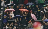[포토] 비 와도 야구 본다