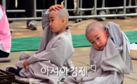 [포토]"친구스님! 뭔가 이상하지?""어색한데"