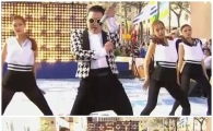 싸이 NBC '투데이쇼' 출연··MC들에게 '시건방 춤' 강의