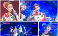 '음악중심' M.I.B, 현란한 속사포 래핑+매력 보컬 '무대압도'