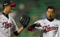 [포토] 이병규 '주키치 수고했어'