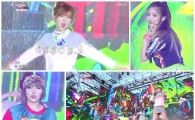 '뮤직뱅크' 포미닛, 현아 없이 4인 체제 '무대 꽉 채웠다'