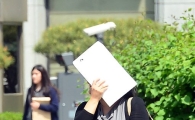 [포토]뜨거운 햇볕에 얼굴 사라지고 