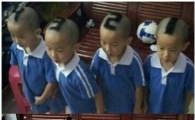 흔한 네쌍둥이 구별법, 중국 엄마의 기발한 센스 '화제'