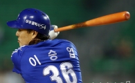 [포토] 2타점 적시타 때리는 이승엽 '역시 라이온킹'